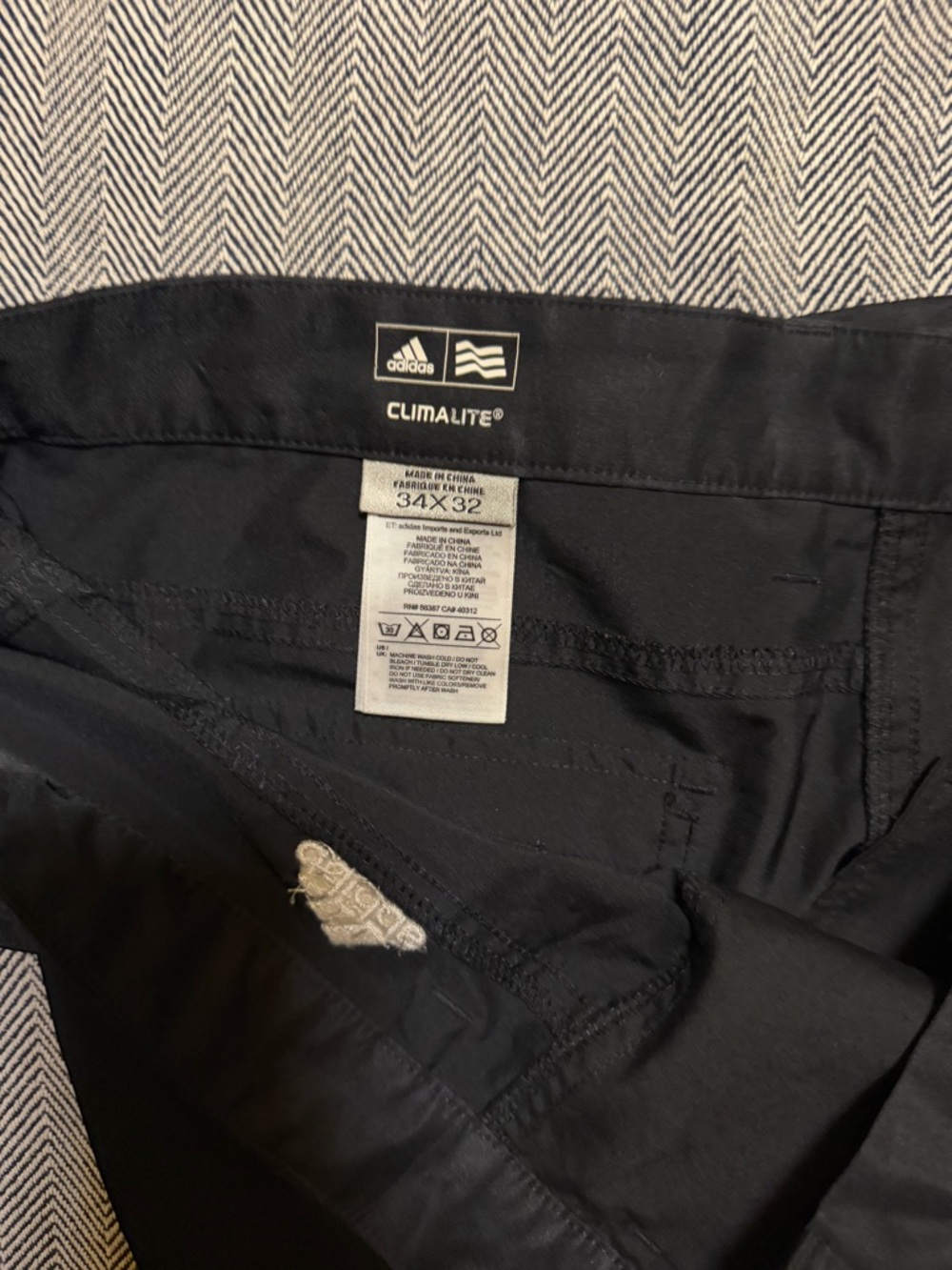 adidas Black Climalite Performance Shorts